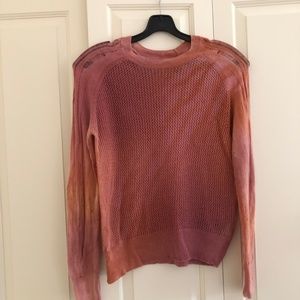 Raquel Allegra size 0 tie dye sweater cashmere